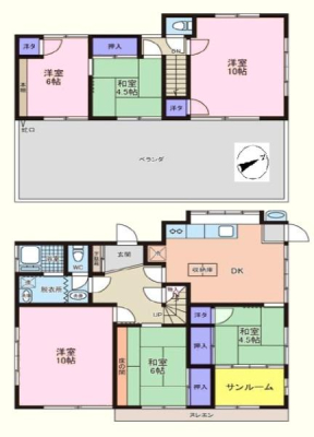 �Ԏ��} �S�����������6LDK�I�T�����[������I