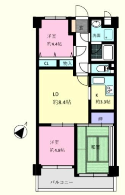 �Ԏ��} �z������̗ǂ��쓌����3LDK