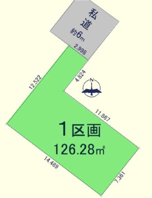 �Ԏ��} �y�n�ʐ�126.28���āI